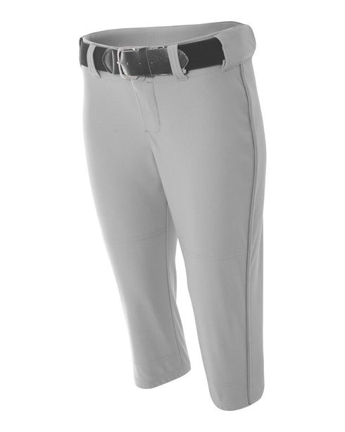 A4 Womens Softball Pant With Cording (NW6188), Color 'Grey'